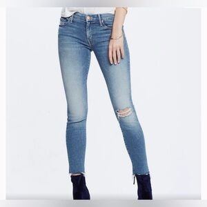 MOTHER the looker ankle fray birds of paradise